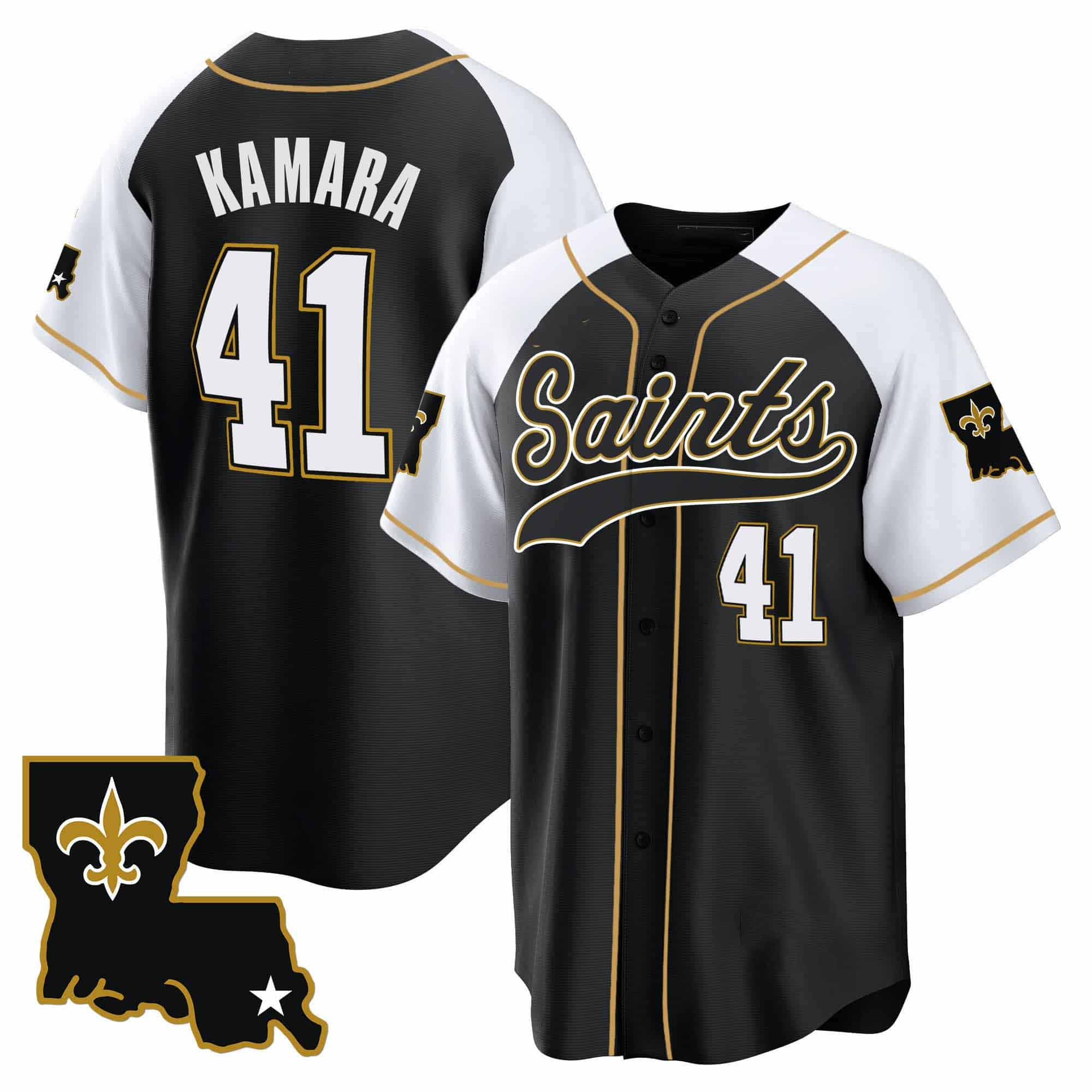 NO.Saints #41 Alvin Kamara 1987 Legacy Cool Base Jersey ¨C All Stitched Stitched American Football Jersey