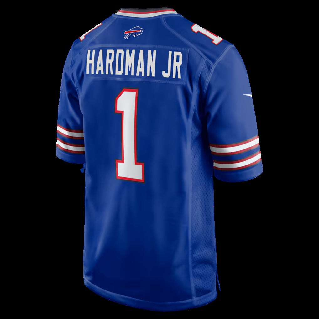 B.Bills #1 Mecole Hardman Royal Team Game Football Stitched American Jerseys