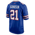 B.Bills #21 Davison Igbinosun Royal Team Game Stitched Football American Jersey