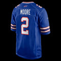 B.Bills #2 D.J. Moore Royal Game Football Stitched American Jerseys
