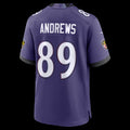 B.Ravens #89 Mark Andrews Purple Team Game Stitched Football American Jersey
