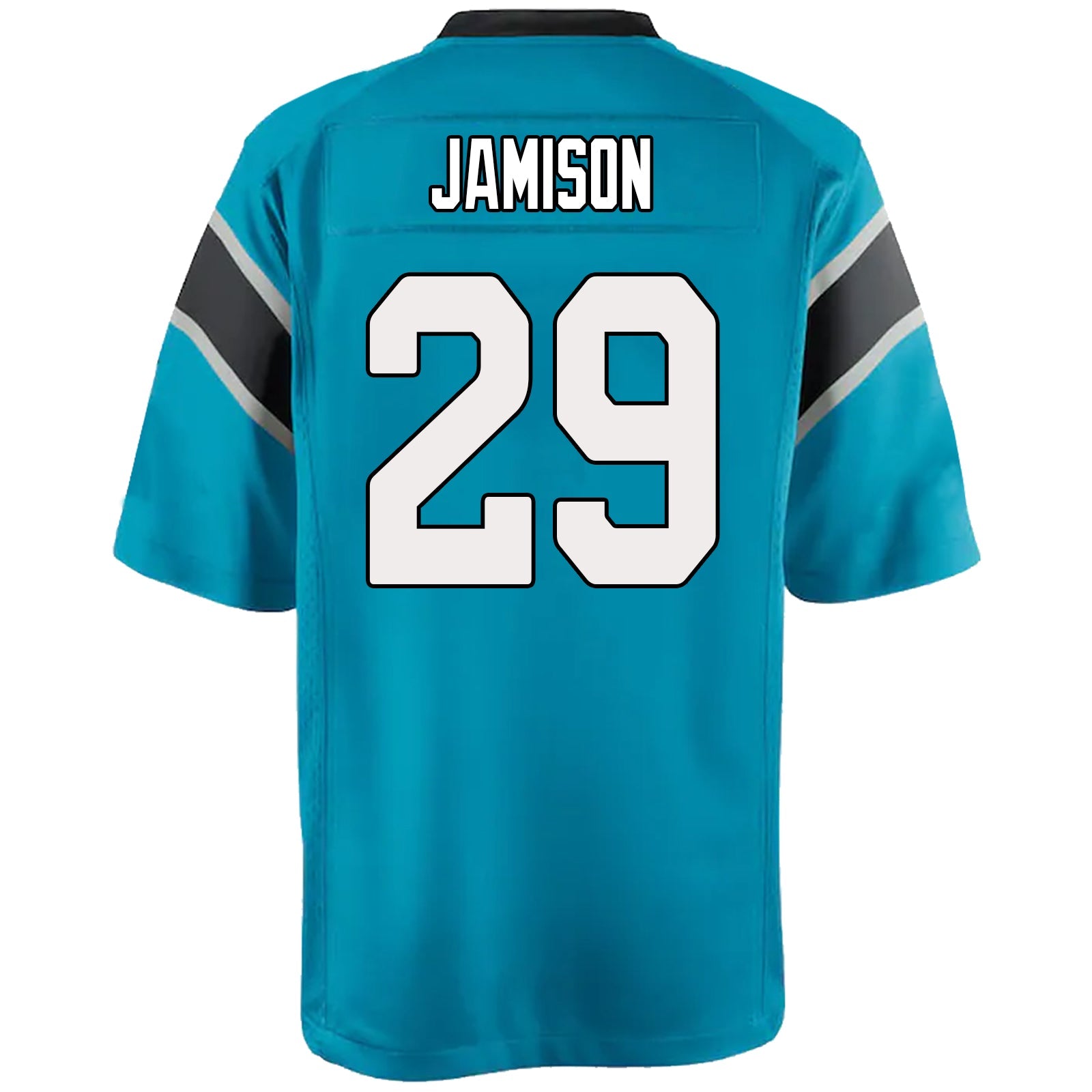 C.Panthers #29 D'Shawn Jamison  blue Team Game Jersey Football Stitched Jersey
