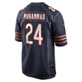 C.Bears #24 Malik Muhammad Navy Team Game Stitched Football American Jersey