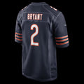 C.Bears #2 Coby Bryant Navy Team Game Stitched Football American Jersey