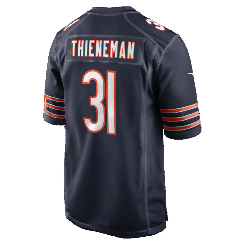 C.Bears #31 Dillon Thieneman Navy 2026 Draft First Round Pick No. 25 Team Game Stitched Football American Jersey