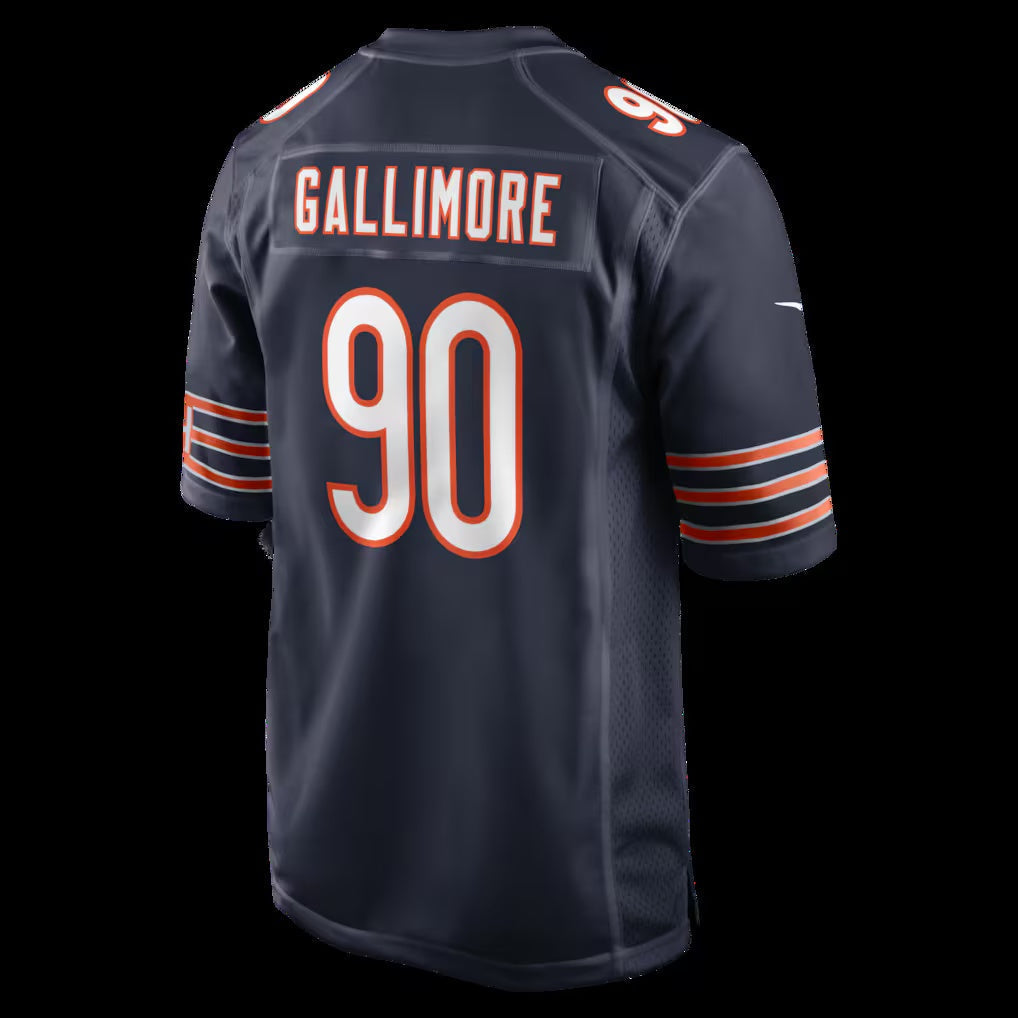 C.Bears #90 Neville Gallimore Navy Team Game Stitched Football American Jersey