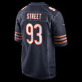 C.Bears #93 Kentavius Street Navy Team Game Stitched Football American Jersey