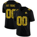 Custom  C.Browns Leopard Print Fashion Vapor Limited Jersey Black Stitched American Football Jerseys