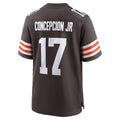 C.Browns #17 KC Concepcion Brown 2026 Draft First Round Pick No. 24 Team Game Stitched American Football Jerseys