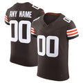 Custom C.Browns Brown Scarlet Vapor F.U.S.E. Elite  Jersey Stitched American Football Jerseys
