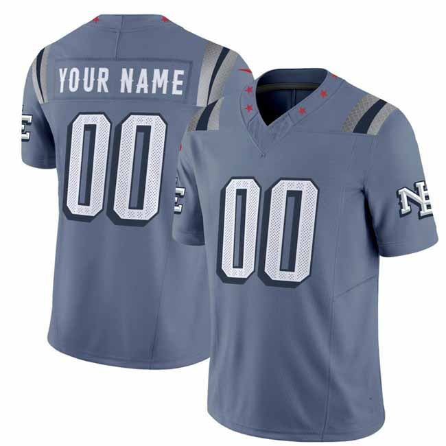 Custom NE.Patriots Active Player 2025 F.U.S.E. “Rivalriesâ€?Vapor Limited Football Stitched Jersey