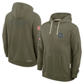 D.Cowboys Olive 2025 Salute to Service Sideline Standard Issue Dri-FIT Hoodie Stitched American Football Jerseys