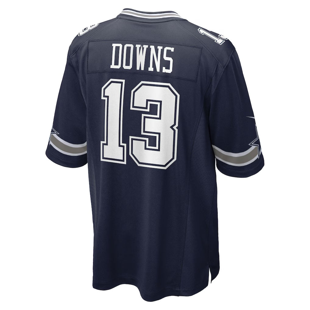D.Cowboys #13 Caleb Downs Navy 2026 Draft First Round Pick No. 11 Team Game Stitched Football American Jersey