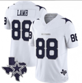 D.Cowboys #88 CeeDee Lamb Vapor F.U.S.E. White Jerseys