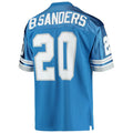 D.Lions #20 Barry Sanders Mitchell & Ness Blue Authentic Retired Player Jersey Stitched American Football Jerseys