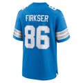 D.Lions #86 Anthony Firkser Blue Team Game American Football Jersey