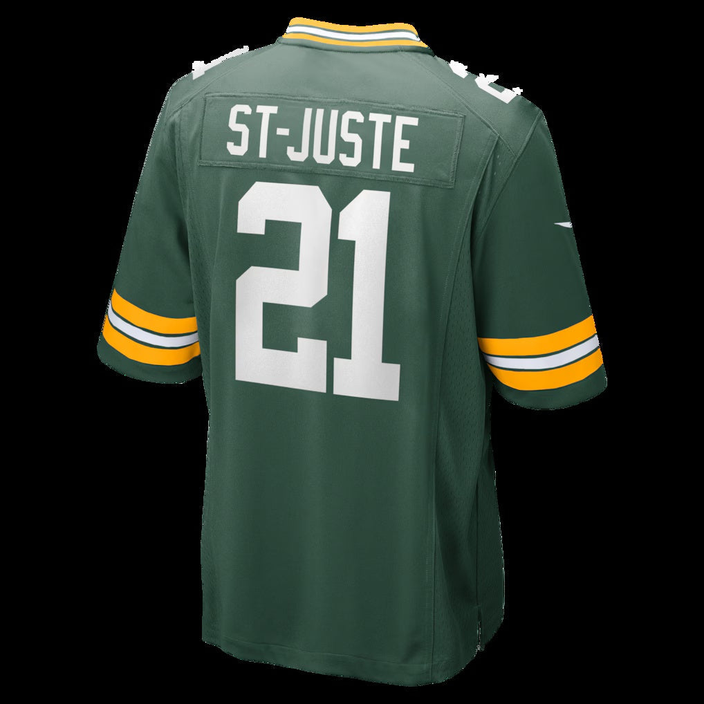 GB.Packers #21 Benjamin St-Juste Green Team Game Stitched Football American Jersey