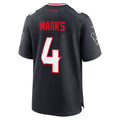 H.Texans #4 Woody Marks Navy Team Game American Football Jersey