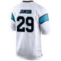 C.Panthers #29 D'Shawn Jamison  white Team Game Jersey Football Stitched Jersey