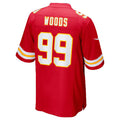 KC.Chiefs #99 Peter Woods Red 2026 Draft First Round Pick No. 29 Team Game Stitched American Football Jerseys