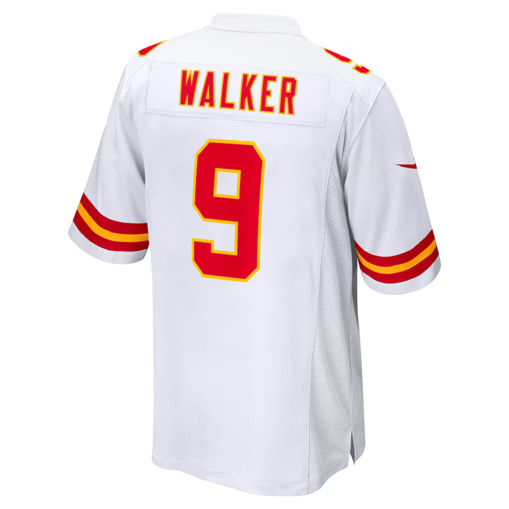 KC.Chiefs #9 Kenneth Walker III White Game Stitched American Football Jerseys