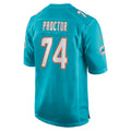 M.Dolphins #74 Kayden Proctor Aqua 2026 Draft First Round Pick No. 12 Team Game Stitched American Football Jerseys