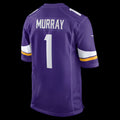 MN.Vikings #1 Kyler Murray Purple Game Stitched American Football Jerseys