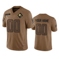 Custom C.Browns Active Player Custom 2023 Brown Salute To Service Limited Stitched Jersey American Football Jerseys