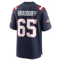 NE.Patriots #65 Garrett Bradbury Navy Team Game Stitched American Football Jerseys