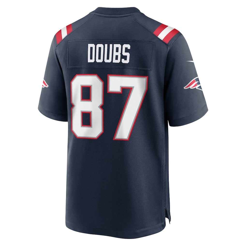 NE.Patriots #87 Romeo Doubs Navy Game Stitched American Football Jerseys