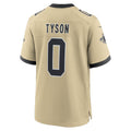 NO.Saints #0 Jordyn Tyson Gold 2026 Draft First Round Pick No. 8 Alternate Game Stitched American Football Jerseys