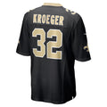 NO.Saints #32 Kai Kroeger Black Team Game Stitched American Football Jersey