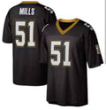 NO.Saints #51 Sam Mills Mitchell & Ness Legacy Stitched American Football Jersey