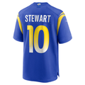 LA.Rams #10 Josaiah Stewart Royal Team Game Stitched American Football Jerseys