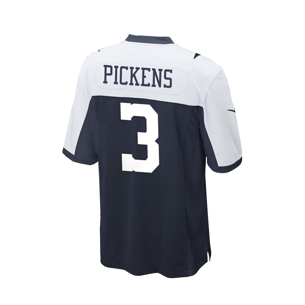 D.Cowboys #3 George Pickens Navy Alternate Game American Football Jersey