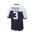 D.Cowboys #3 George Pickens Navy Alternate Game American Football Jersey